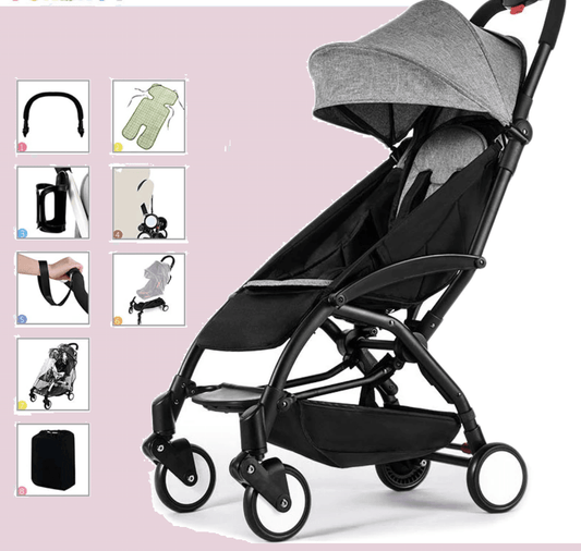 Modern Lightweight 175 Degree Foldable Baby Stroller - Happy2Kids™