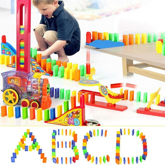 Train Domino Maker Toy Set - Happy2Kids™
