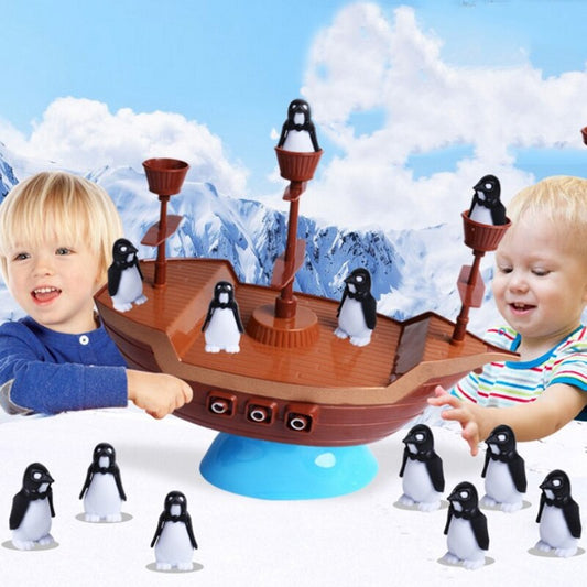 Penguin Boat Balance Family Game - Happy2Kids™