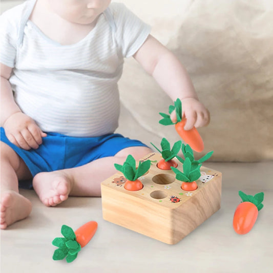 Carrot Picking Wooden Kids Educational Game Toy - Happy2Kids™