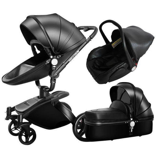360 Degree Rotation Baby Stroller 3 in 1 with Car Seat - Happy2Kids™