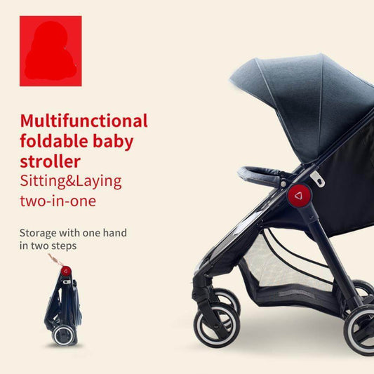 Foldable Light Weight Baby Stroller - Happy2Kids™